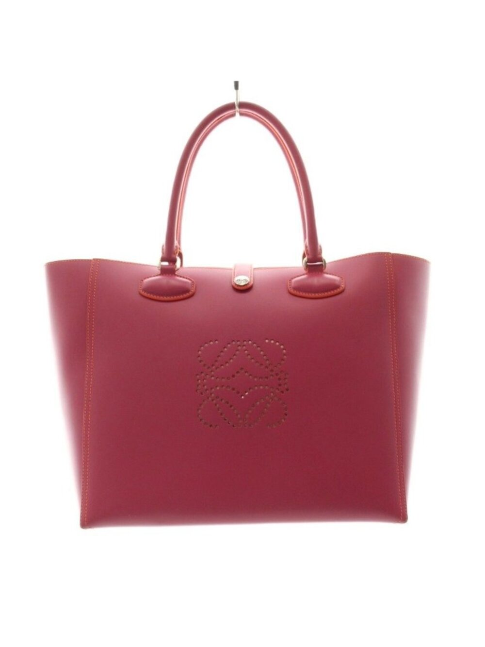 Loewe Leo Anagram Tote Bag Leather Pink